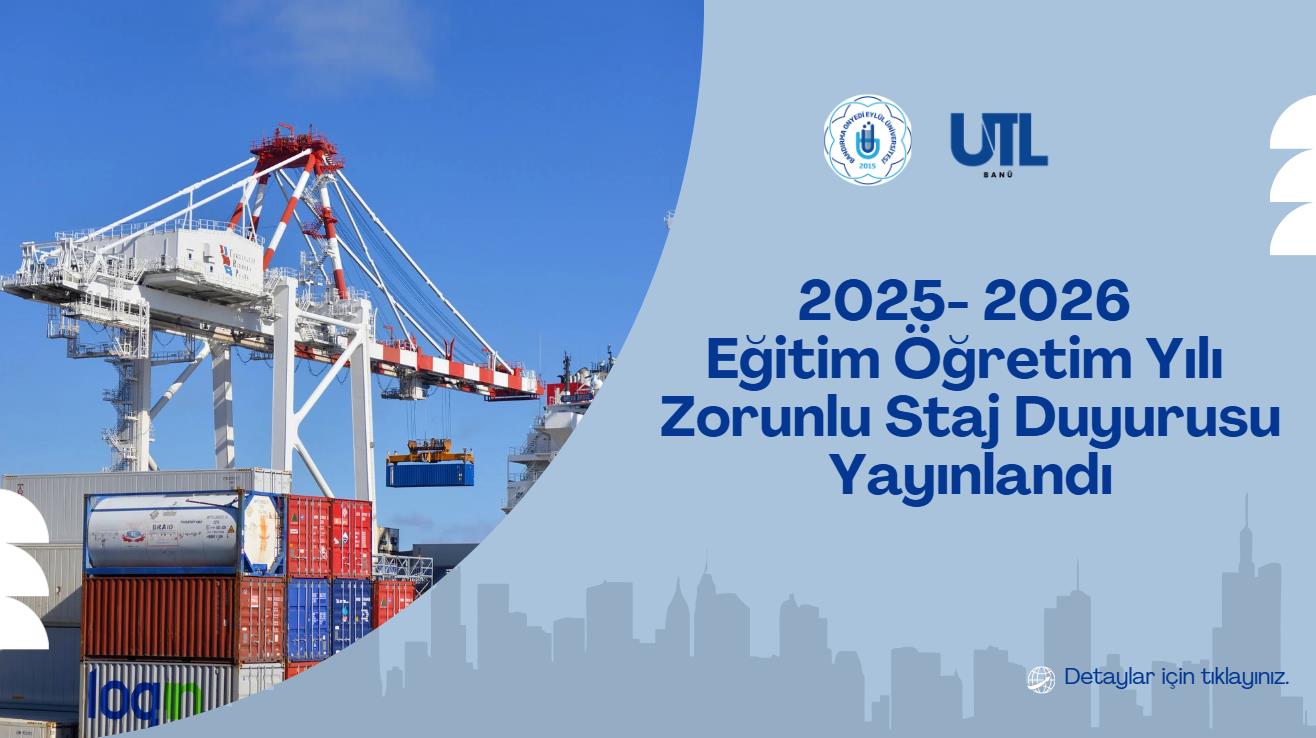 Zorunlu Staj Duyurusu