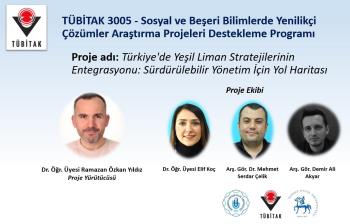 Öğretim Üyemiz Dr.Öğr.Üyesi Elif KOÇ'un yer aldığı proje TUBİTAK 3005 kapsamında desteklenmiştir.