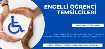 Engelli Öğrenci Temsilcileri Hakkında Duyuru