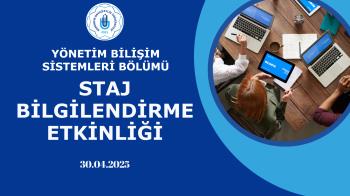 Bölümümüz Staj Dönemi Yaklaşırken Öğrenci Bilgilendirme Semineri Gerçekleştirdi