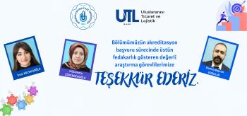 Araştırma Görevlilerimize Teşekkür Belgeleri Takdim Edildi.