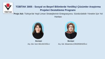 TÜBİTAK 3005 Programı Kapsamında Desteklenen Projede Araştırma Görevlilerimiz Bursiyer Olarak Yer Aldı