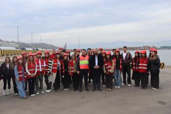 Logistics Group (LOTOP) Organized a Technical Visit to Çelebi Bandırma Port