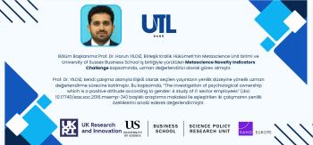 Prof. Dr. Harun YILDIZ, Metascience Novelty Indicators Challenge’a Uzman Değerlendirici Olarak Katıldı