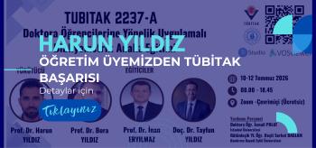 Prof. Dr. Harun YILDIZ'ın TÜBİTAK Başarısı